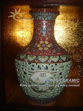 Chinese HIGH Antique Qing Dynasty Heavy Famille Rose Porcelain Vases 2024 - buy cheap
