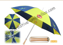 Free shipping by sea,14mm metal shaft and double fluted ribs,manual golf umbrella,anti-rust,advertising gift promotion umbrella 2024 - buy cheap