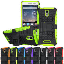 Dual Layer Armor Case For Alcatel Pop 4 5051D Back Kickstand Hybrid Shockproof Protective Cover For Alcatel Pop 4 5051D 5.0" 2024 - buy cheap