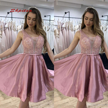 Luxury Short Homecoming Dresses Mini Women Plus Size 8th Grade Prom Cocktail Semi Formal Graduation Dress 2024 - buy cheap