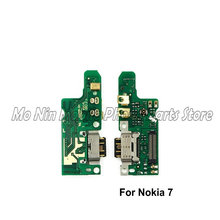 New Microphone Module+USB Charging Port Board Flex Cable Connector Parts For Nokia 7 7plus X5 X6 X7 Replacement Parts 2024 - buy cheap