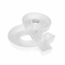 Ampersand shape White ceramic & dish and plate party supply wedding snack letter dish & porcelain plate 2024 - buy cheap