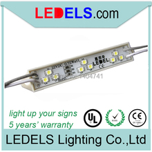 300pcs/lot 0.72w 9leds SMD3528 epoxy waterproof led module 12VDC 72lumen channel letter led module showcase led lighting sign 2024 - buy cheap