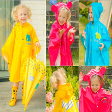 Children Raincoat 2016 New Cartoon Cape-style Cute Baby Children Kids Parent-child Bicycle Poncho Rain Coat Waterproof Rainwear 2024 - buy cheap