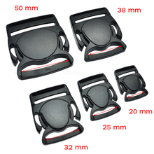 For Outdoor sports bag travel bag accessory Plastic Side Release Buckles Slimwaist Backpack Straps Webbing 20mm 25mm 32mm 38mm 2024 - buy cheap
