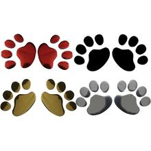 New arrival 5Pair/set PVC Bear Paw Dog Car Stickers Personality Scratch Stickers Creative Adhesive Stickers Car decoration 2024 - buy cheap