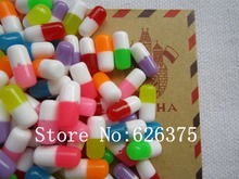 Rena!! Resin Mix Cute Pill for Hair Bow Center Scrapbooking Phone Deco, DIY (6*12mm) 2024 - buy cheap