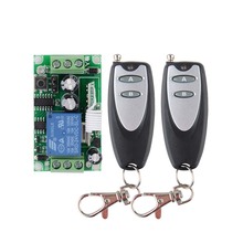 DC 24 V 1CH 10A Relay RF Wireless Remote Control Switch Wireless Light Switch ; 1PCS Receiver + 2PCS Transmitter 2024 - buy cheap