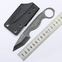 LOVOCOO Outdoor camping hunting knife 440C steel portable tool key ring pocket utility fixed tool rescue tactics EDC tool 2024 - buy cheap