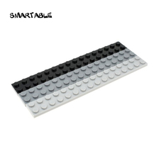 Smartable-Placa de bloques de construcción 2x16 para niños, juguetes educativos creativos compatibles con las principales marcas, regalo MOC, 10 unids/lote, 4282 2024 - compra barato