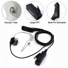 Retevis-auricular R-1M21 de tubo acústico PTT de dos cables para Motorola XPR6000, XPR6550, DP4800, DP4801, P8268, Walkie Talkie C9048A 2024 - compra barato