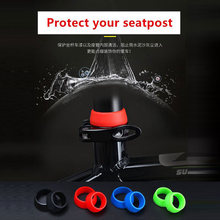 Mountain Bike Seat Post Rubber Ring Dust Cover Cycling Silicone Waterproof Bicycle Seatpost Protective Case MTB Seatpost Carbon 2024 - buy cheap