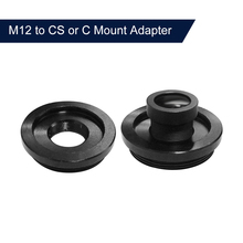 Металлическое переходное кольцо для объектива M12/C M12/CS, адаптер из цинкового сплава M12 в CS или C для камеры видеонаблюдения, 2 шт./лот 2024 - купить недорого