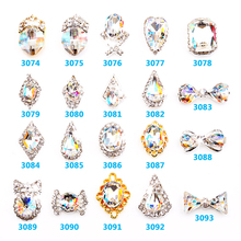 100 шт Блестящие Стразы для ногтей strass para unhas ail art tools crystal Glass design jewelry nails decoration #3074-3093-1212 2024 - купить недорого