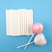 100PCS/Pack (7cm, 10cm, 15cm)  Cake Pop Lollipop Solid Paper Sticks Oven Use Baking Tools DIY Bake Ware Biodegradable 2024 - buy cheap
