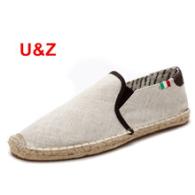 New Men's Canvas Casual Shoes Elastic Spring Autumn Male Shoes White/Grey,Cool driving shoes Stylish Slip on low top shoes Male 2024 - buy cheap