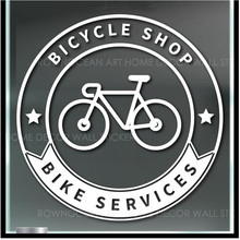 Виниловая наклейка для велосипедного магазина, бизнес виниловая наклейка SL40 2024 - купить недорого