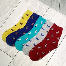 Printing Dog Whale Duck Bear Pattern Animal Cute Casual funny Socks women High Quality Ventilation Cotton Socks harajuku kawaii 2024 - buy cheap