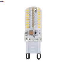 IWHD-bombilla LED E14 G9, 2,5 W, 220V, regulable, 64xsmd3014 G9, 220V, bipin, reemplazo de luces halógenas, blanco cálido, 110v-220v 2024 - compra barato