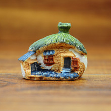 Thatched Cottage House Miniature Fairy Garden Home Houses Decoration Mini Craft Micro Landscaping Decor DIY Accessories 2024 - buy cheap