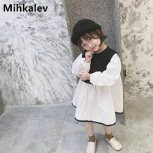 Mihkalev manga longa crianças vestidos para meninas roupas 2020 primavera bebê menina vestido de princesa crianças festa tutu vestidos traje 2024 - compre barato