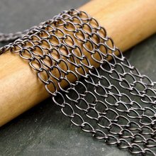 Free shipping!!!!100M/lot Gunmetal Black Plated Link Chains 6x3mm findings 2024 - buy cheap