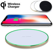 YILIZOMANA  Qi Wireless Charger Charging Pad for iPhone 8 8 Plus X Samsung Note 8 Galaxy S8,S8 Plus,S7 S9 S9+ 2024 - buy cheap