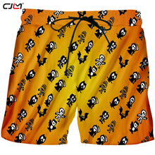 CJLM Halloween New Anime Mummy Men's Shorts 3D Printed Skulls And Bat Lovely Harajuku Man Clothing Hot Sale 2024 - buy cheap