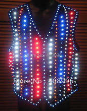 LED luminous waistcoat for performance/carnival/stage performance/light-up Vest/colourful gilet 2024 - buy cheap