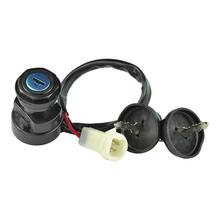 Motos de Ignição Interruptor de Chave Para A YAMAHA MOTO 4 225 YFM225 1986 1987 1988 ATV Quatro Pinos Motocicleta Ciclomotor Scooter Com duas Chaves 2024 - compre barato