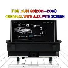 2din автомобильный DVD на основе Android GPS радио для Audi Q3 2011 2012 2013 2014 2015 2016 Стерео Аудио Видео Мультимедиа Bluetooth 2024 - купить недорого