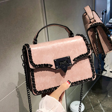 Retro Fashion Female Square Bag 2018 New Women's Designer Handbag Quality PU leather Women bag Chain Tote Shoulder Messenger Bag 2024 - buy cheap