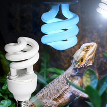 Рептилий спиральный стиль 13 Вт, Черепаха Ящерица, УФ UVB светильник, энергосберегающие лампы для рептилий, УФ-лампа, товары для домашних животных, Прямая поставка 2024 - купить недорого