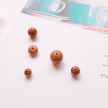 Wooden beads, round flat beads, earrings, polished DIY, hand-made materials, beads, bracelets, necklaces, accessories. 2024 - buy cheap