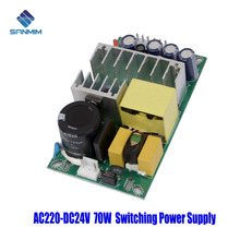 SANMIN AC220V-DC24V 3A 70W  Power supply Isolated switch power supply module 220 to 24v bare board GPT70A24V 2024 - buy cheap