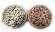 Abalorio de flor de cobre y aleación de bronce, botón de bricolaje, 1,8-2cm, Envío Gratis 2024 - compra barato