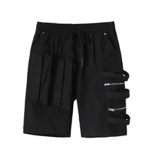 Owen Seak Men Casual Short Cotton Harem Gothic Style Men's Clothing Sweatpants Summer Loose Black Short Size XL 2024 - buy cheap