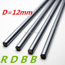 RDBB 2pcs 3D printer rod shaft WCS 12mm linear shaft 400mm chrome plated linear motion guide rail round rod Shaft cnc parts 2024 - buy cheap