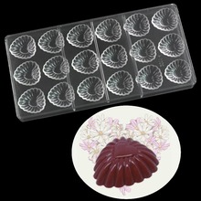 Molde de policarbonato para chocolate con forma creativa, utensilios para decoración de tortas con fondant, accesorios de herramientas de cocina 2024 - compra barato