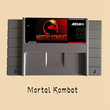 Новое поступление, карточка Mortal Kombat, 16 бит, большая серая игровая Карта 2024 - купить недорого