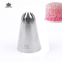 #1E Stainless Steel Piping Icing Nozzle Fondant Jelly Cake Cream Pastry Baking Tips Cake Making Tools Dessert Decoration Decor 2024 - buy cheap