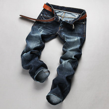 2015 New Arrival Men Brand Fashion Jeans Men's Pants Spring Autumn Plus Size Mid Waist Jeans Straight Denim Pants Free Shipping 2024 - buy cheap