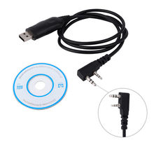 USB-кабель для передачи частоты для Baofeng UV3R UV5R UV-5R 888S Retevis RT5R H777 Kenwood Dual Radio Walkie Talkie 2024 - купить недорого