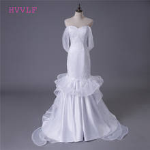 Cheap Vestido De Noiva Wedding Dresses Mermaid Sweetheart Appliques Lace Plus Size Boho Wedding Gown Bridal Dresses 2024 - buy cheap