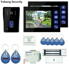 Yobang-intercomunicador para segurança, tela de 7 polegadas, tft, com fio, vídeo para porta, interfone com sistema de viva-voz, à prova d'água, para ambientes externos 2024 - compre barato