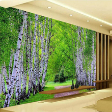 beibehang Custom 3d mural forest avenue TV background wall paper living room bedroom decorative painting wall papers home decor 2024 - buy cheap