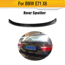 Carbon fiber car rear lip spoiler for BMW E71 X6 2008-2013 2024 - buy cheap