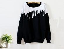 Casual New womens fall fashion harajuku sweatshirt paint pattern fashion korean style Sweatshirts 2024 - buy cheap