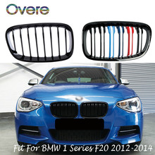 Overe Car Front Bumper Racing Grills Grilles For BMW 1 Series F20 2012 2013 2014 M Colors Sport Performance Accessories 2024 - buy cheap