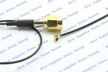 50 pcs\lot UFL IPX IPEX to SMA Plug Male Connector 5cm 10cm 15cm 17cm 20cm 25cm 30cm 40cmBlack 1.13 Pigtail Extension Cable 2024 - buy cheap